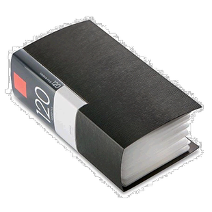 【日本直邮】BUFFALO巴法络收纳本CD&DVD收纳120张黑色经久耐用