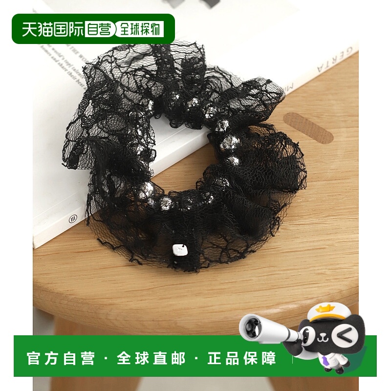 1h可退 日本直邮ANE MONE 女士蕾丝球形发圈 DG640083H