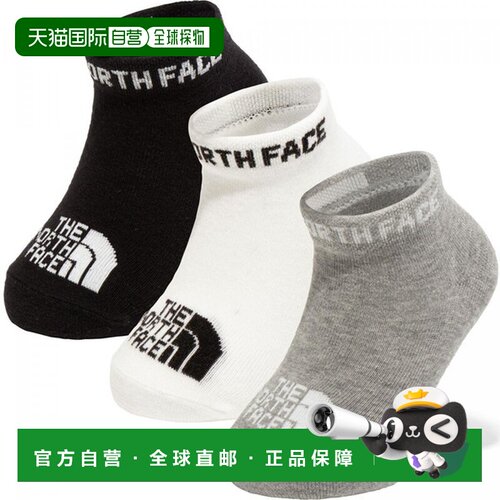 日本直邮The North Face 北面婴儿袜子Quarter 3P NNB82310-MK