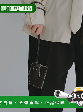 1h可退 日本直邮ETRE TOKYO 女士 牛皮拼接手提 方扣钥匙包 12261