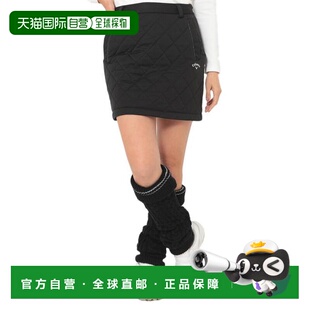 日本直邮CALLAWAY 防寒星型弹力夹棉女士高尔夫裙 [C252282091010