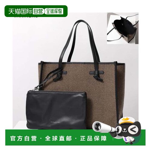 日本直邮GIANNI CHIARINI 托特包 玛切拉 M BS6850 SPIGA 黑色款