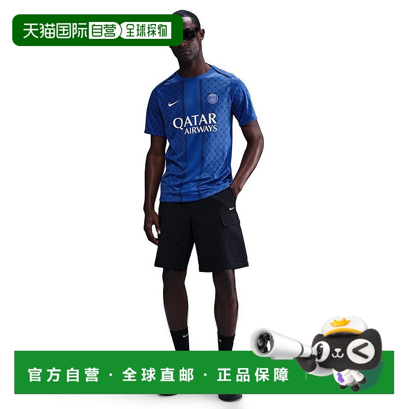 日本直邮Nike 巴黎圣日耳曼Dri-FIT男士足球半袖上衣 [HJ7150-406