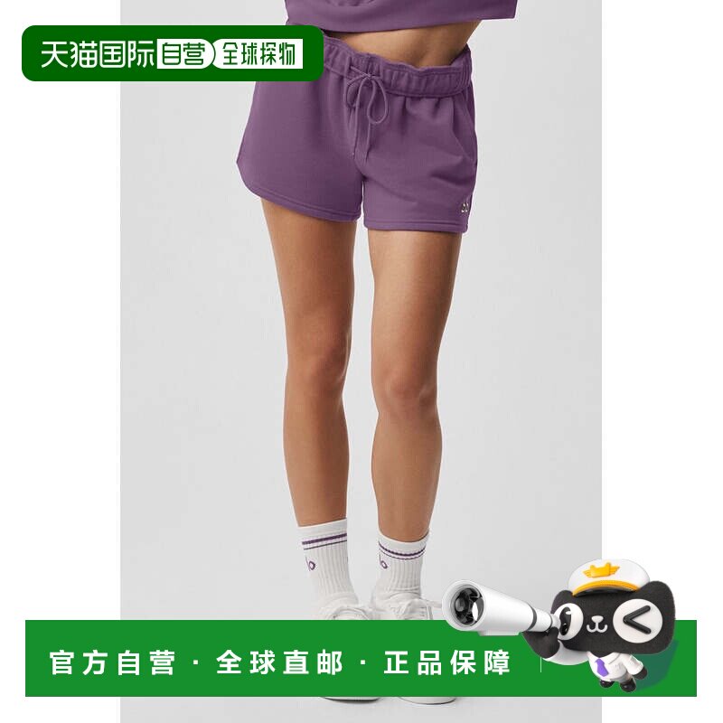 日本直邮Alo Yoga 短裤 梅子色吻运动图片