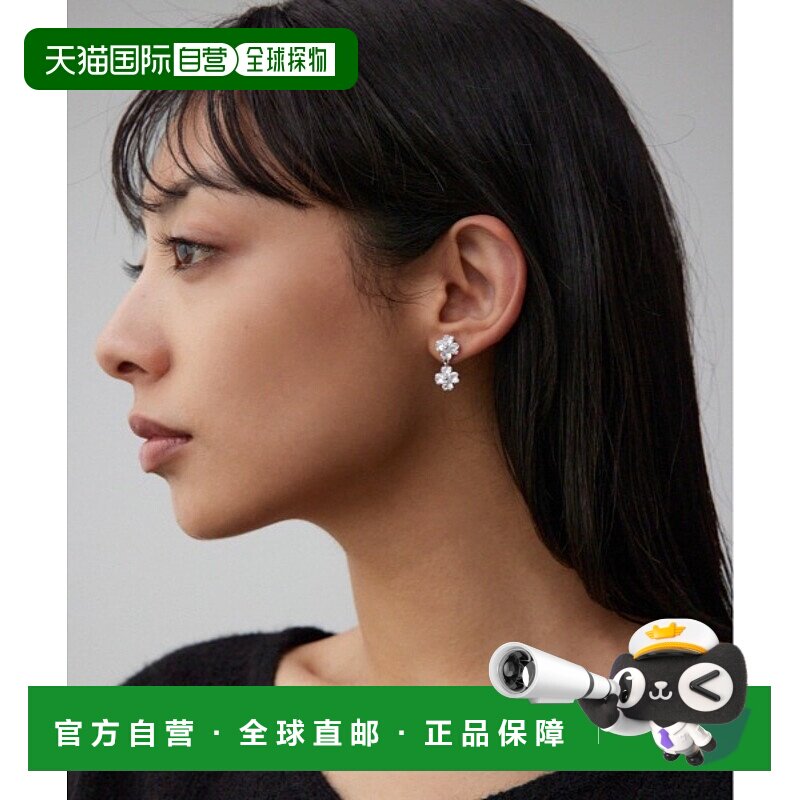 1h可退 日本直邮AZUL BY MOUSSY 女士闪亮垂坠耳环 250HAB56511K