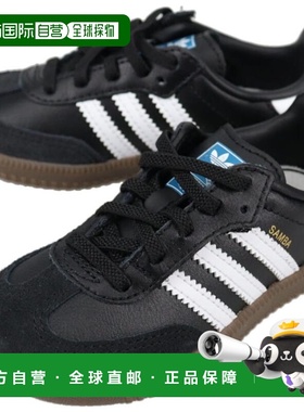 日本直邮阿迪达斯 Samba OG CF EL I 婴儿运动鞋 (JQ3192)黑色/白