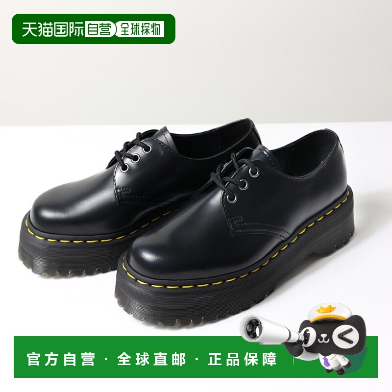 日本直邮 Dr.Martens 1461 Quad 3 孔鞋四轮靴乐福鞋低帮皮鞋厚底