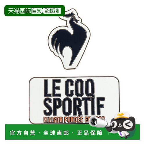 日本直邮lecoqsportif 男士女士 白色 夹子标记器