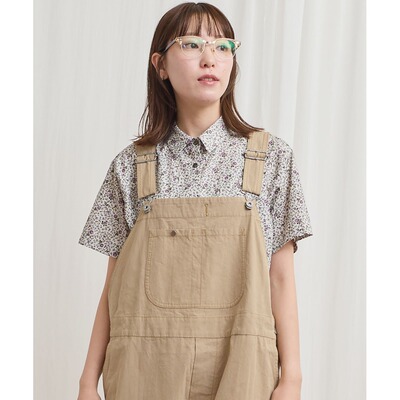 1h可退 日本直邮fig London女装纯棉花卉印花衬衫 7001BL005261