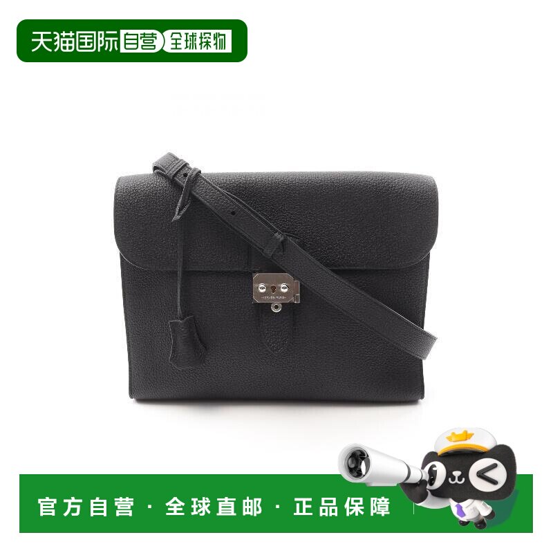 1h可退 日本直邮中古Hermes爱马仕男包A级95新Shoulder bag肩包牛