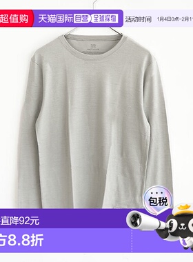 日本直邮TAION 男士长袖T恤 [TAION-U03MWMT]运动圆领