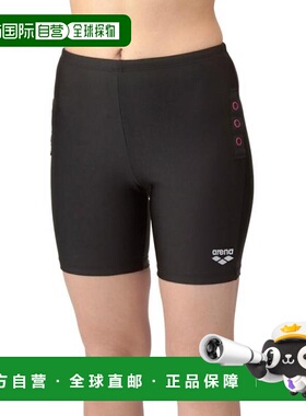 日本直邮ARENA 女士健身泳裤 AS5SWF57L BKSL [无] 黑色
