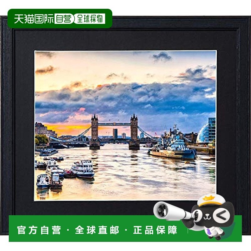 【日本直邮】Kenko肯高镜框木制前面玻璃板黑色MCM-4-BK