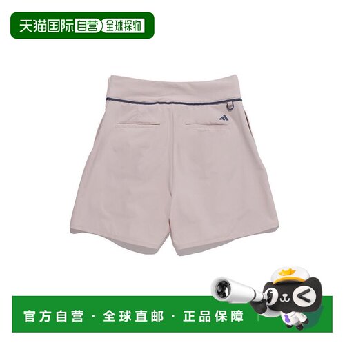 日本直邮adidas 高尔夫女装短裤 白色腰带 IKK47-IK9780