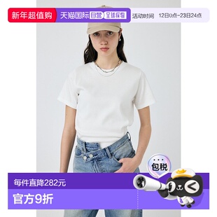 日本直邮MOUSSY SUVIN GIZA CN TEE 短袖T恤 [MO1164EW035172] 炭