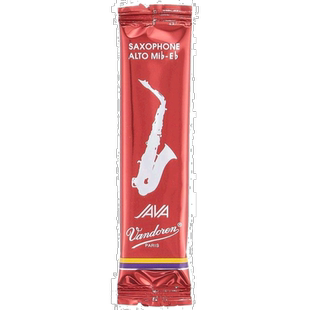 【日本直邮】Vandoren中音萨克斯管簧片JAVA RED:2-1/2 10个装