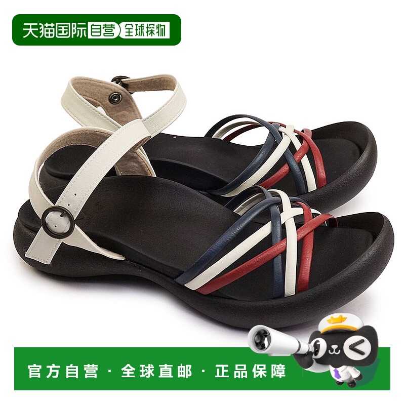 日本直邮Regetta 独木舟凉鞋女士 CJFD5311a 编织凉鞋背带低跟 Re