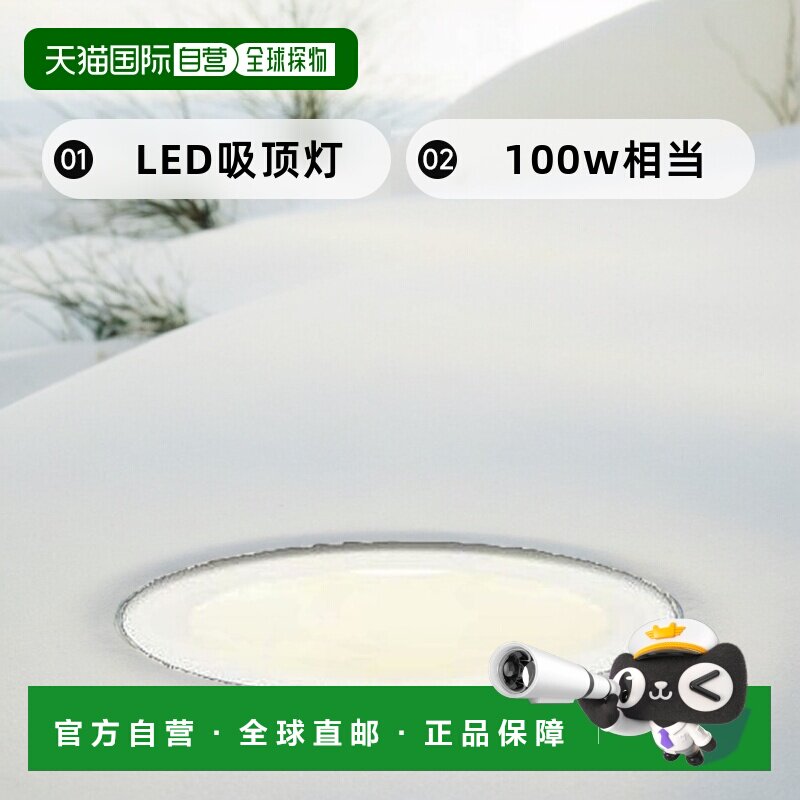 【日本直邮】Panasonic松下 LED吸顶灯φ100 100w相当白色LGD3100