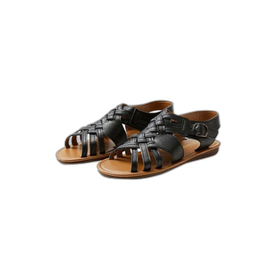 日本直邮日潮 familiar 日本制编织风儿童凉鞋