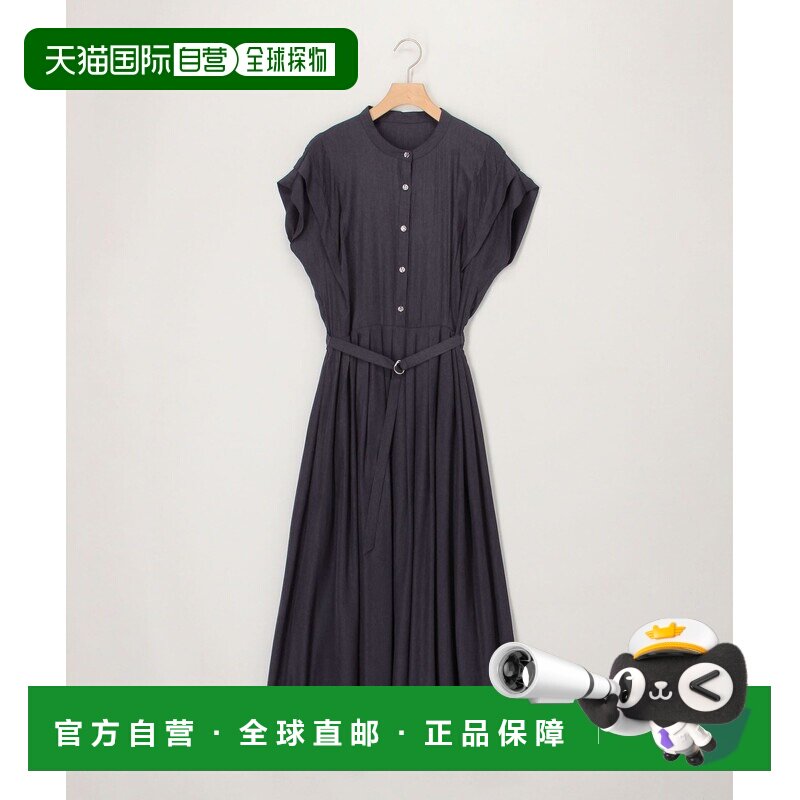 1h可退 日本直邮MICO COULIER 女装 醋酸感垂坠褶裥连衣裙 608184