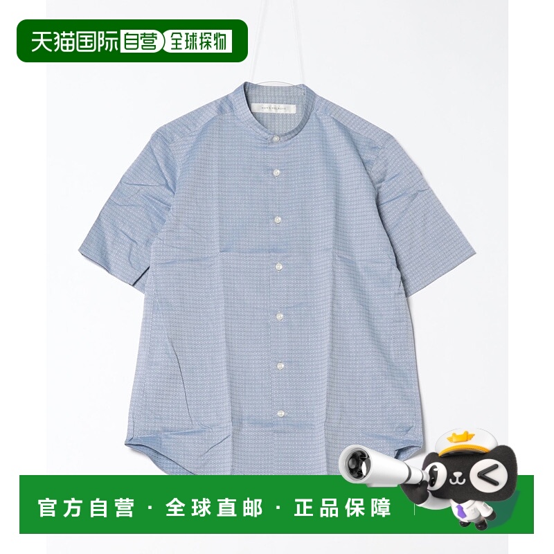 1h可退 日本直邮MEN'S MELROSE 男士几何图案短袖衬衫 A0451FB504