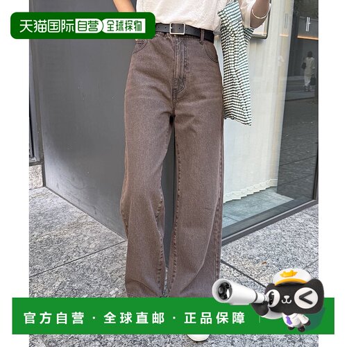 1h可退 日本直邮CPCM 男女同款高腰直筒牛仔裤 PGL1042403A0001