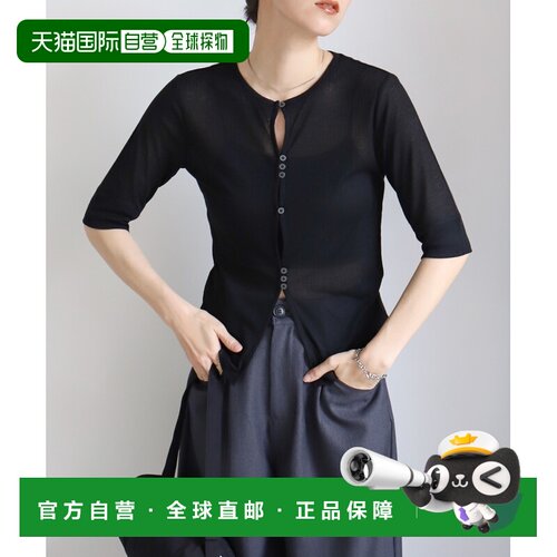 日本直邮select MOCA 女士透明感开襟针织上衣 cu225033