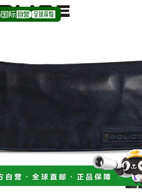 日本直邮POLICE 钱包男士LAVARE LONG WALLET 黑驼色 PA-59602