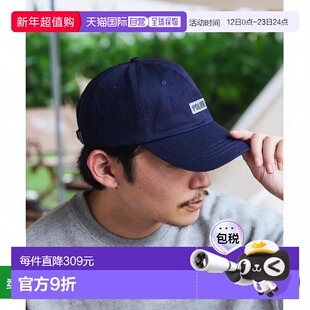 日本直邮POLeR 男士别注棉质棒球帽 一字立体胶印 休闲百搭帽 148