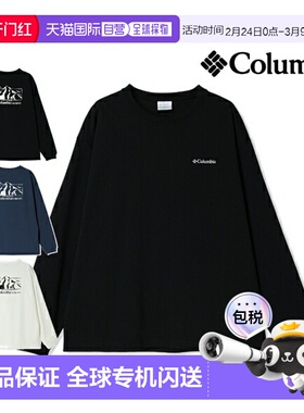 日本直邮Columbia Loma Vista 图案长袖 T 恤 Loma Vista 图案长