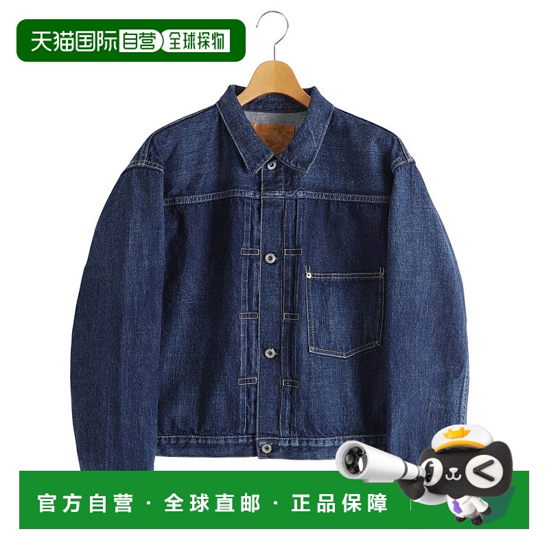 1h可退 日本直邮REMI RELIEF男装12oz丹宁大戰模型夾克全棉復古設