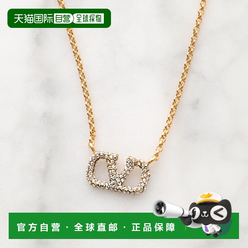 日本直邮VALENTINO 项链 3W2J0Q37YCW 女士 水晶金属吊坠配件 MH5