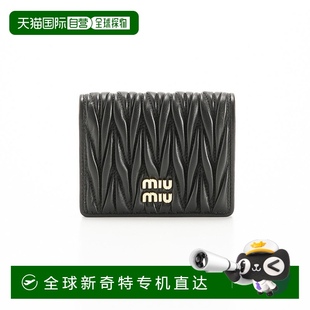 5MV204 日本直邮Miu MATELASSE Miu AFPP 折叠钱包