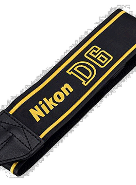 【日本直邮】NIKON尼康颈带适用于单镜头反光相机D6徽标黑色ANDC2