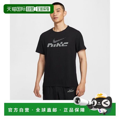 日本直邮Nike IB4128 M UV MILER FLASH SS短袖T恤 [45368470] 黑
