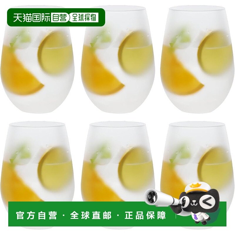 【日本直邮】东洋佐佐木 12平底杯 360ml 6个装 T-24104HS-601