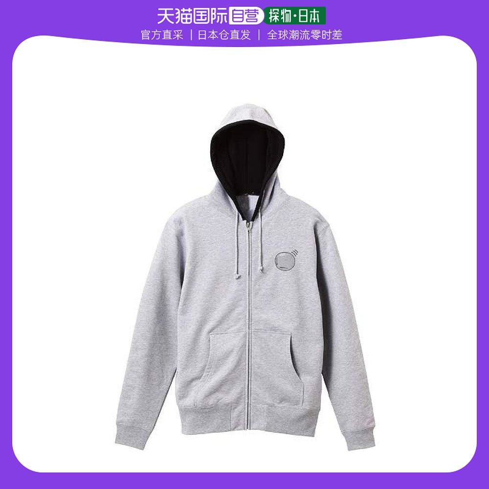 【日本直邮】每个人的利穆鲁 拉链帽衫混合灰色 x 黑色 xl