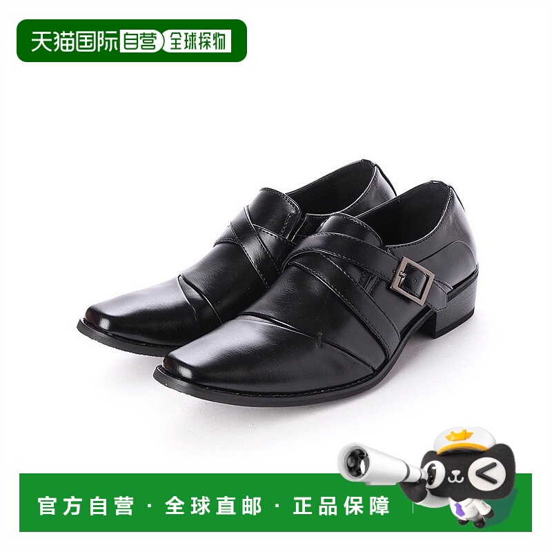 【日本直邮】Gino Zeeno 商务鞋鞋男男鞋正装 Naname 直尖皮带和