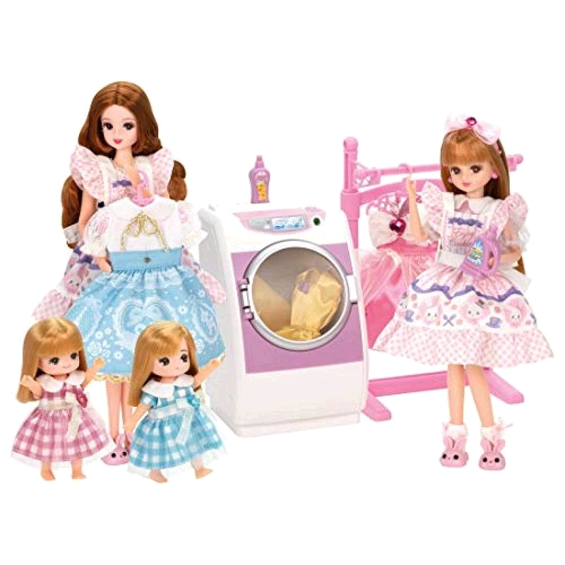 日本直邮takara tomy多美娃娃玩具莉卡溜溜洗衣机做工精致