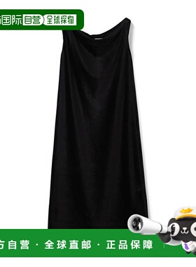 1小时内可退 日本直邮DES PRES 湿润绒面 扭结肩连衣裙