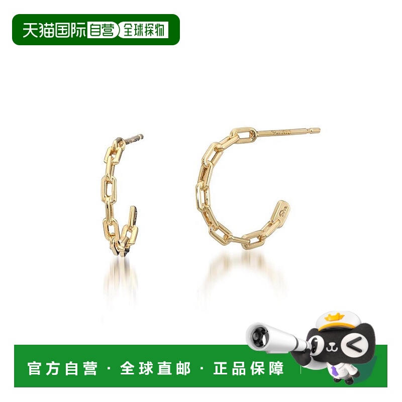 日本直邮日潮 Star JewelryK10 耳夹式链环耳环（中）番号:2JP094