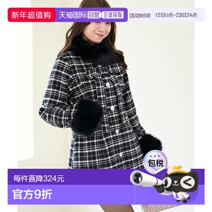 1h可退 日本直邮MAJESTIC LEGON 女装多穿法蝴蝶结中长款外套 可