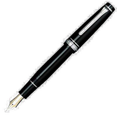 【日本直邮】写乐SAILOR Professional Gear系列钢笔 银/黑 细字