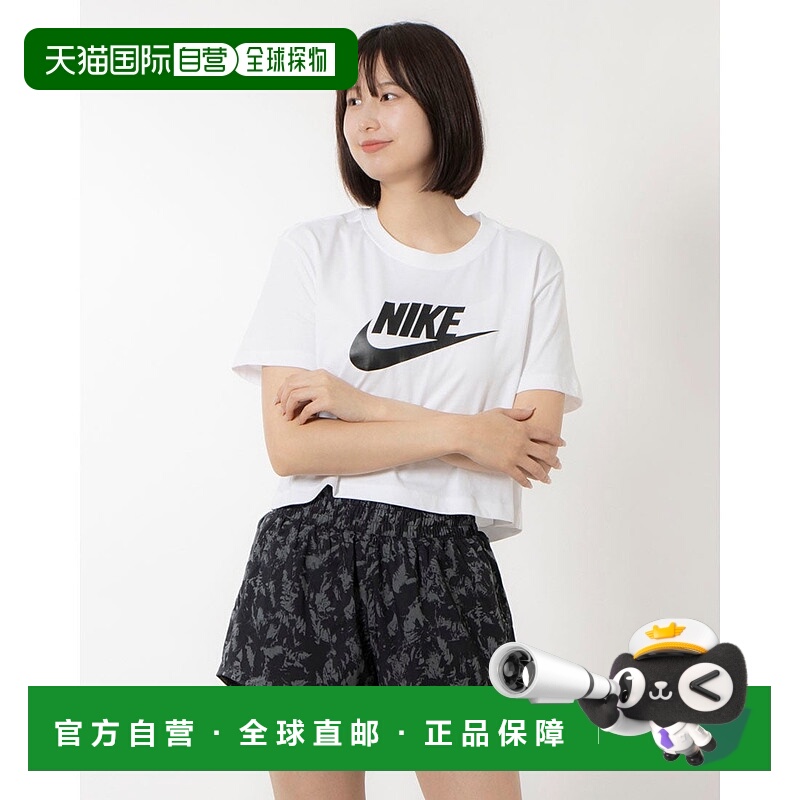 日本直邮 Nike 女士Essential Crop Icon法式毛圈短袖T恤 BV61761