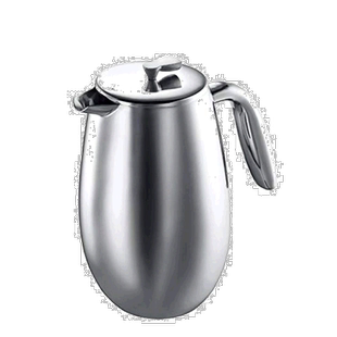 【日本直邮】波顿COLUMBIA双层法压壶咖啡机1L银色1308-16