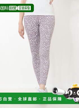 日本直邮TIGORA 女士健身小花柄长款紧身裤 瑜伽[TI1866EW16419]