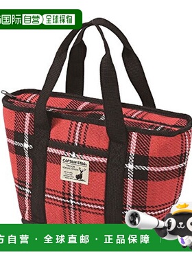 【日本直邮】CAPTAIN STAG 手提冷藏袋 起毛 红色 4L 户外野餐