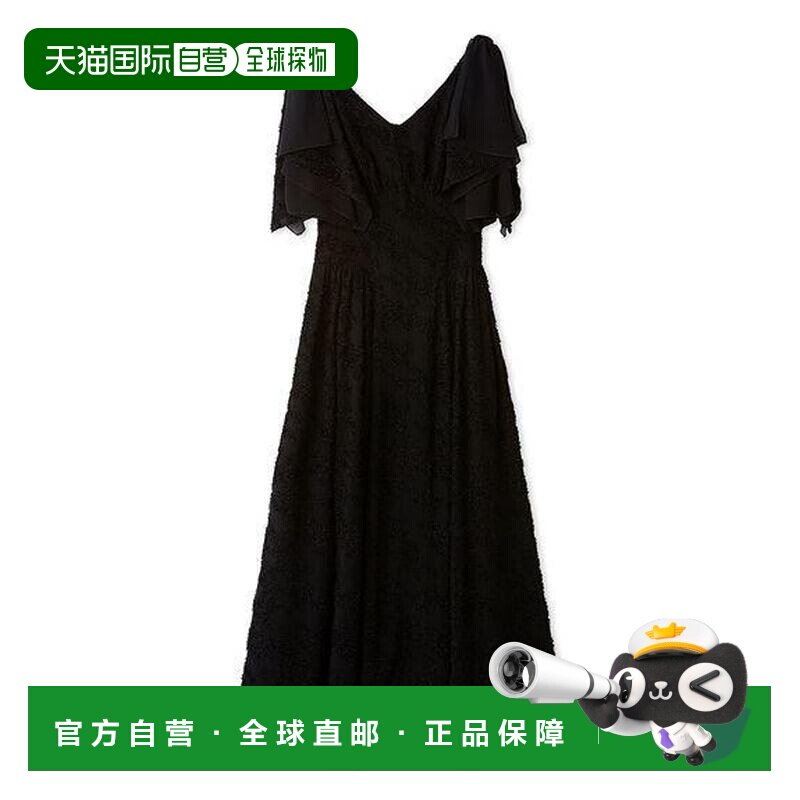 日本直邮SNIDEL 蝴蝶结提花连衣裙 日系甜美穿搭【付后1h可退】