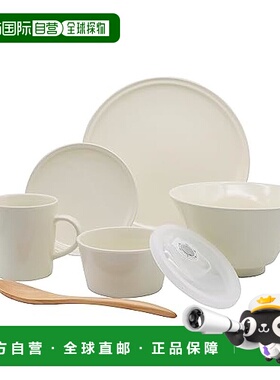 【日本直邮】Aito  餐具套装 6件套 白色 美濃烧567-509盘子