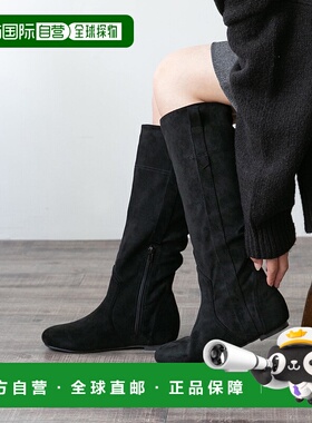 日本直邮Menue 悄悄显腿长靴子 ME8623BW02255 长靴厚底